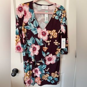 French Grey Biona Brushed Knit Dress